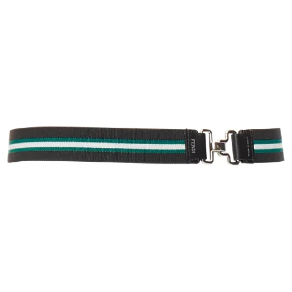 Fendi Vintage Pre-owned Leather belts Green Dames