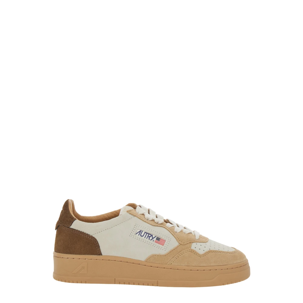 Autry Medalist Low Sneaker Dames Schoenen Beige