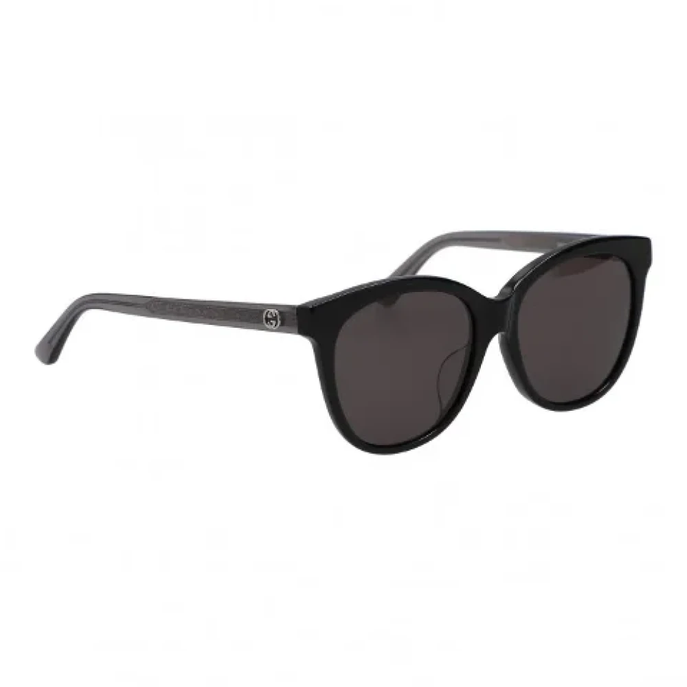 Gucci Vintage Pre-owned Fabric sunglasses Black Dames