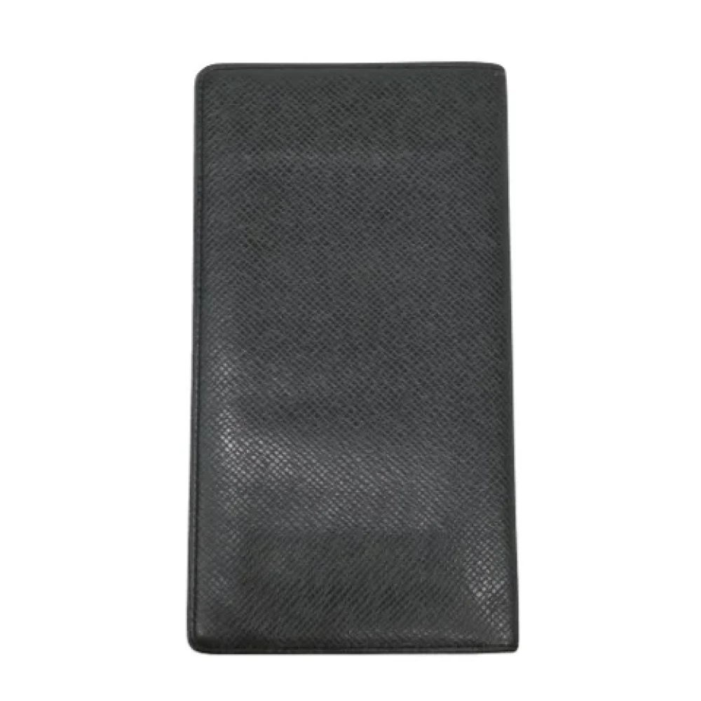 Louis Vuitton Vintage Pre-owned Leather wallets Black Heren