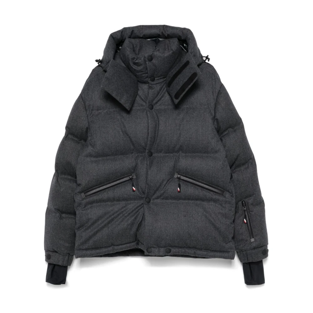 Moncler Men's Grey Quilted Winter Jacket