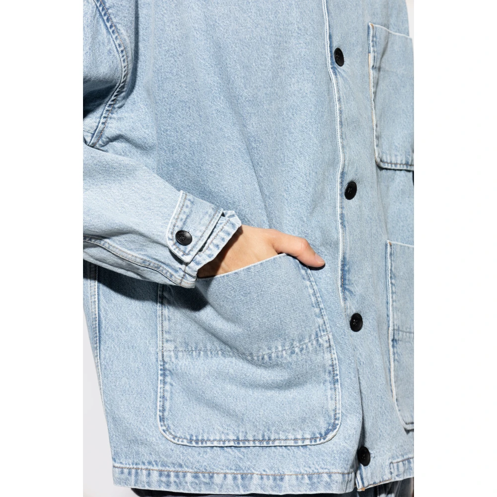 Rag & Bone Denim overhemd Mercer Blue Heren