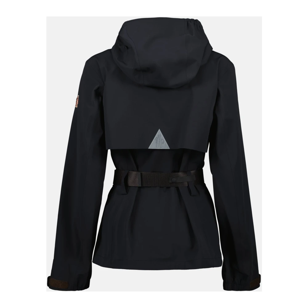 Moncler Zwarte Waterdichte Fex Jas Black Dames