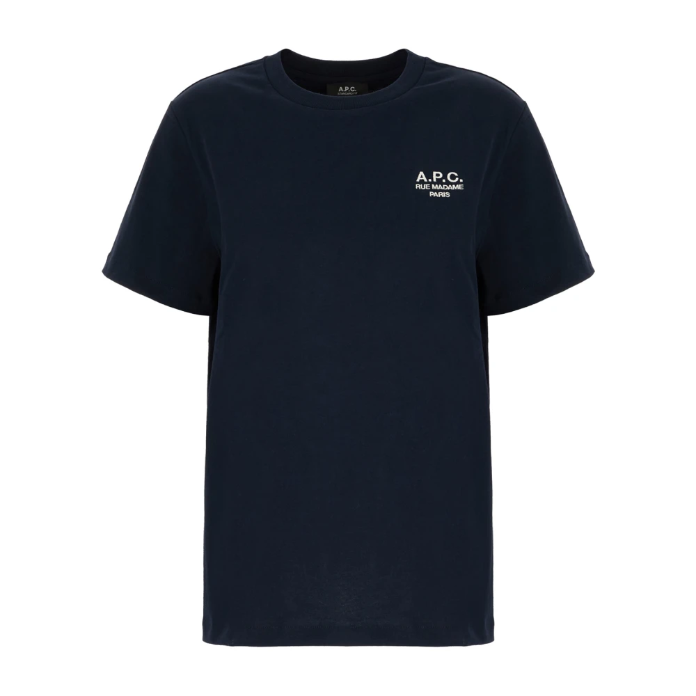 A.p.c. - Tops > T-Shirts - Blue - A.p.c. - Modalova