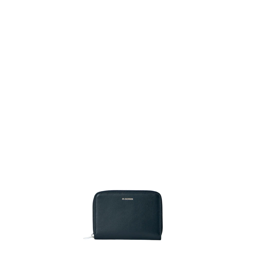Jil Sander Men's Black Wallets & Cardholders, One Size, Pocket Zip Around Wallet