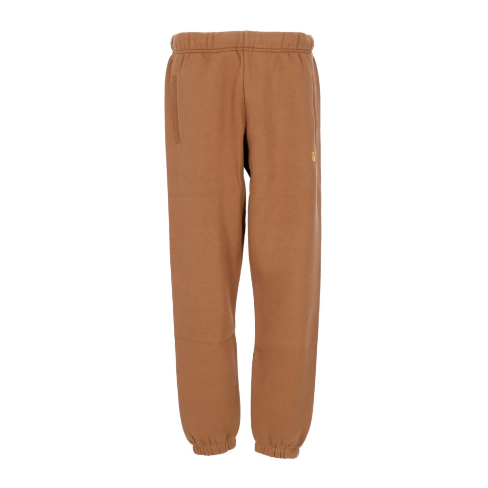 Carhartt WIP Chase Sweat Pant Bruin Goud Brown Heren