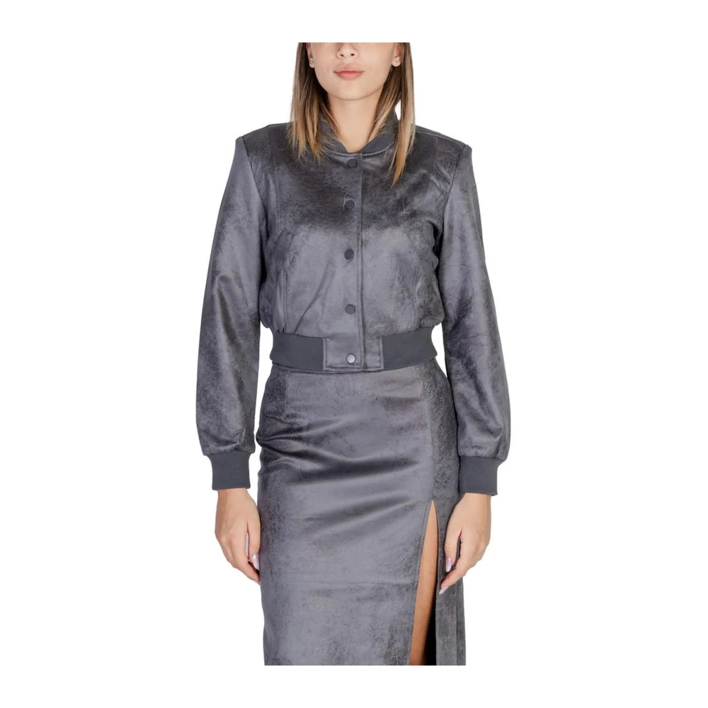 Only Faux leren jassen en jassen collectie Gray Dames