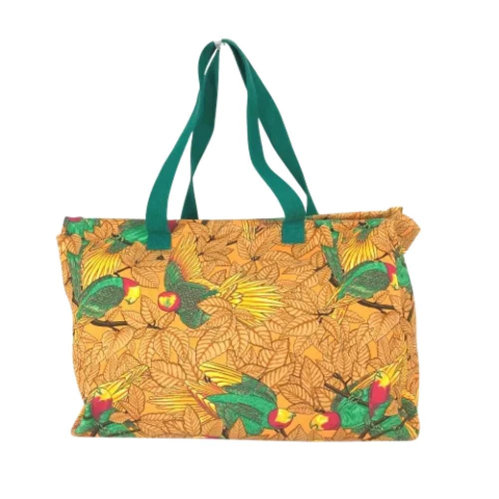 Hermès Vintage Pre-owned Fabric handbags Orange Dames