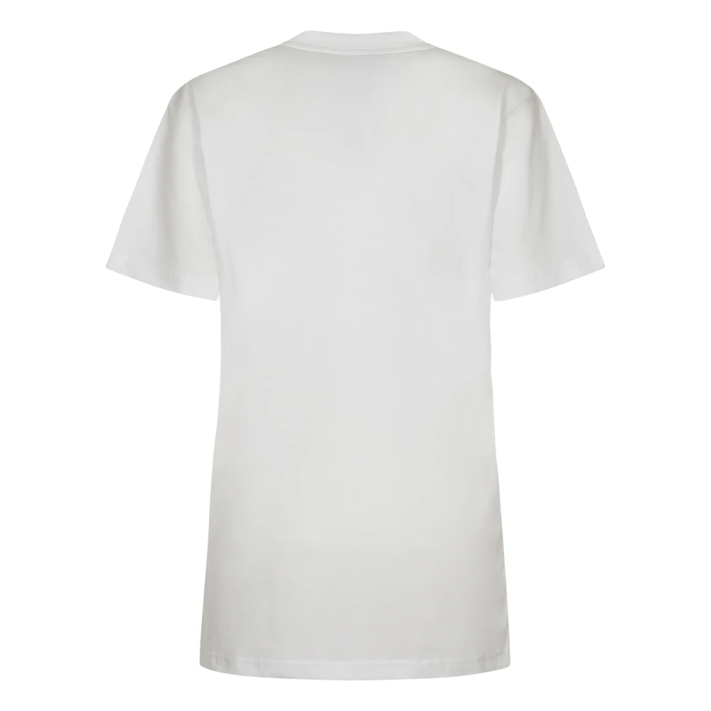 Moschino Stijlvolle T-shirts en Polos White Dames