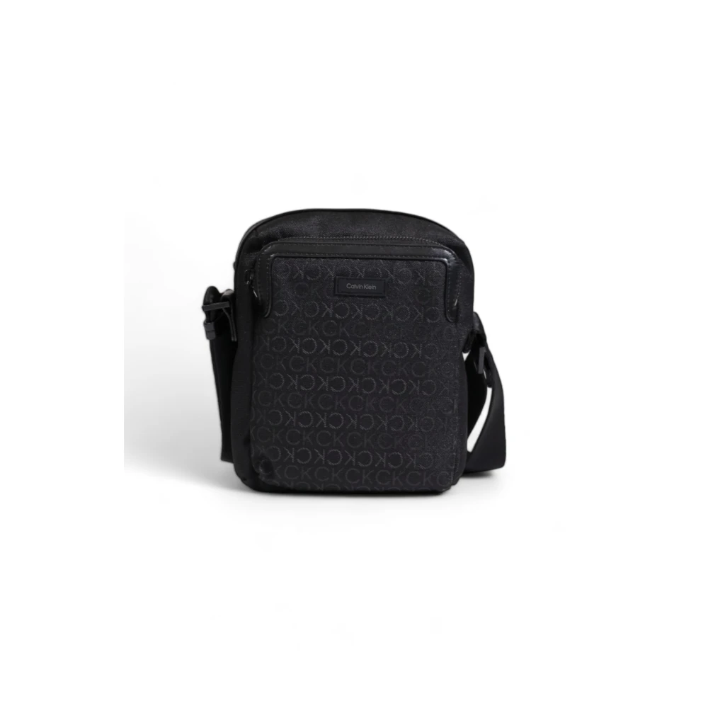 Calvin Klein Reporter Tas Herfst Winter Collectie Black Heren