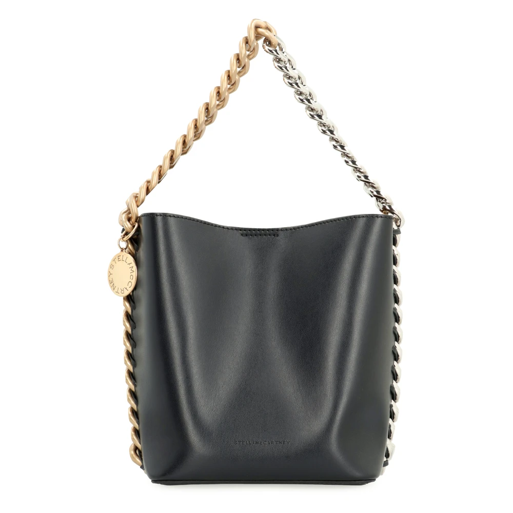 Stella Mccartney Damen Schwarz Frayme Bucket Bag