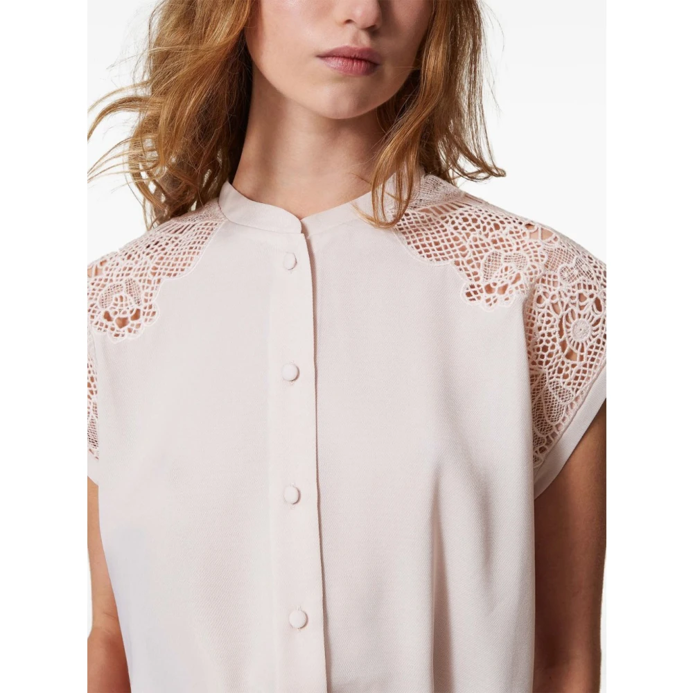 Twinset Roze Shirt Set Stijlvol Pink Dames