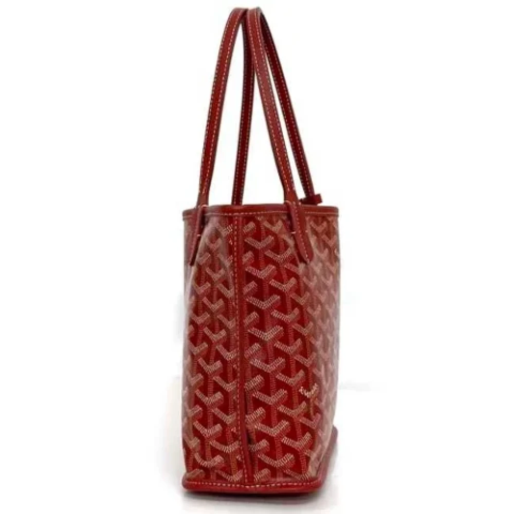Goyard Vintage Pre-owned Leather shoulder-bags Red Dames