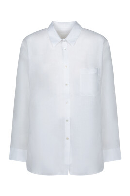 white-linen-shirt-classic-collar-front-buttons