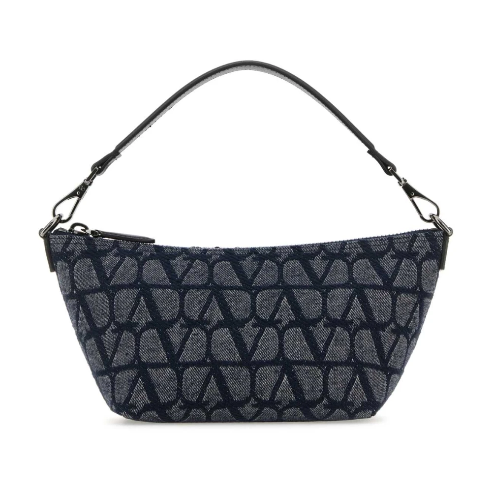 Valentino Garavani Men's Blue Toile Iconographe Handbag