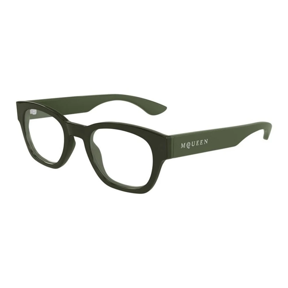 Alexander Mcqueen Men's Green Glasses, 52 Mm, Am0530o Optical Frame