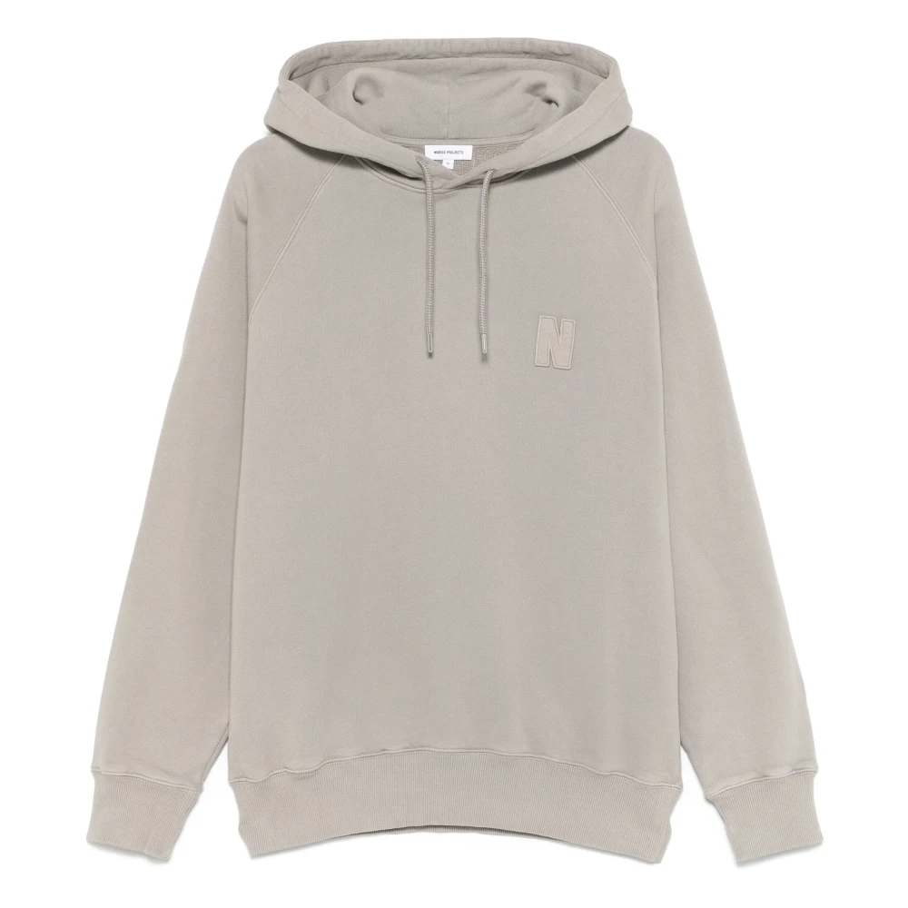 Norse Projects Marten Hoodie Gray Heren