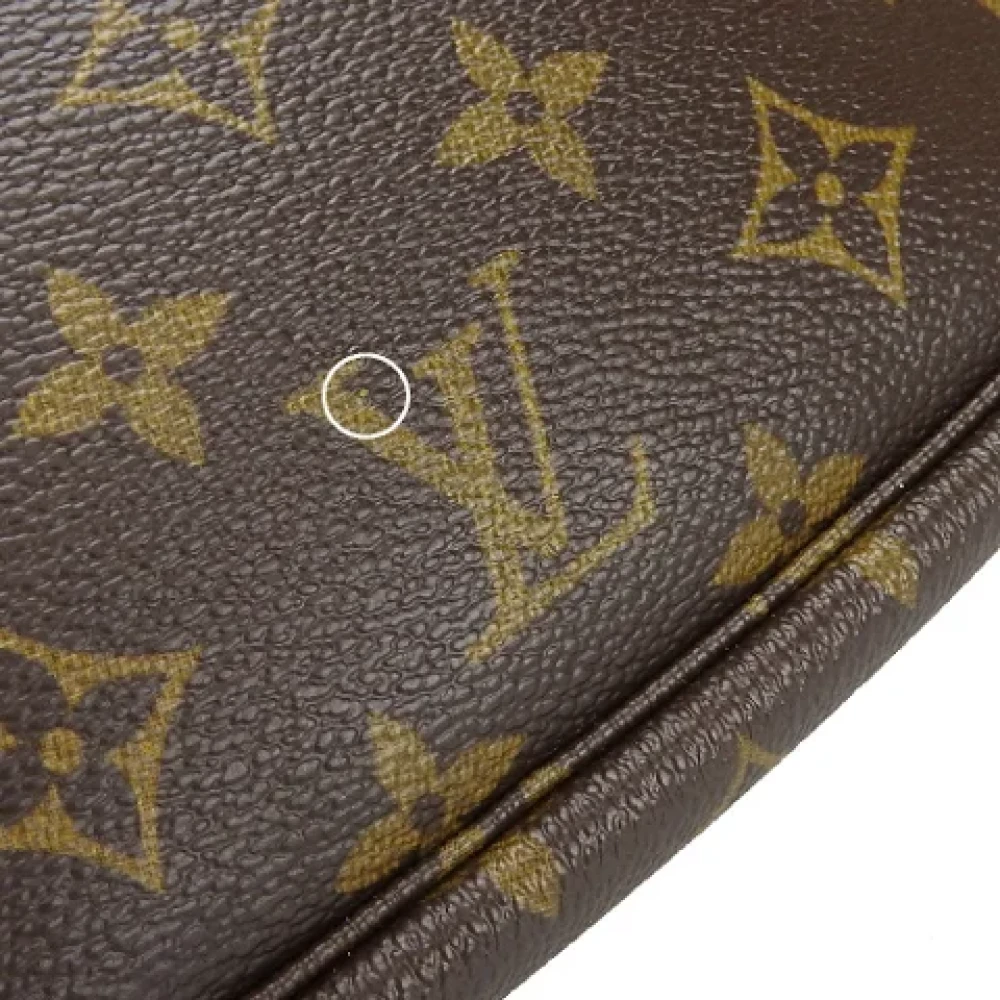 Louis Vuitton Vintage Pre-owned Canvas clutches Brown Dames