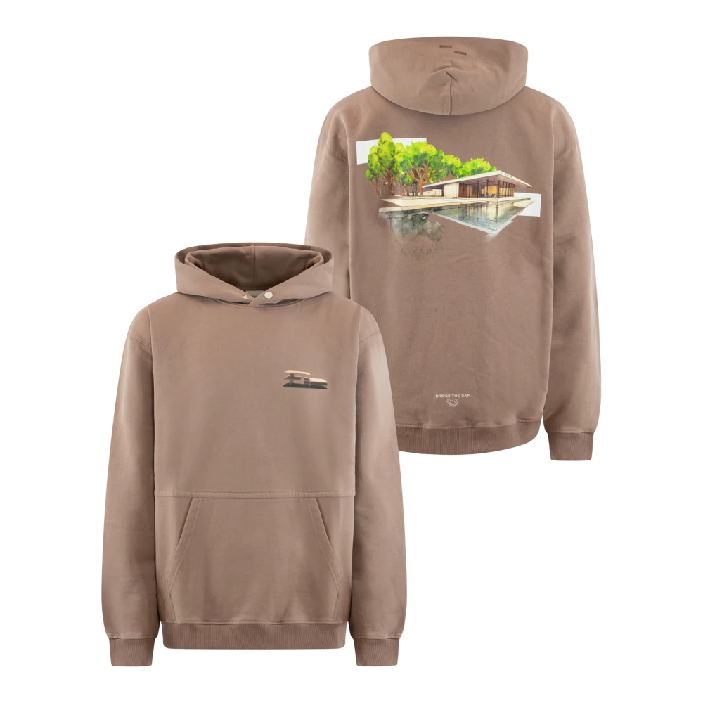 Filling Pieces Pavilion Hoodie voor heren Brown Heren