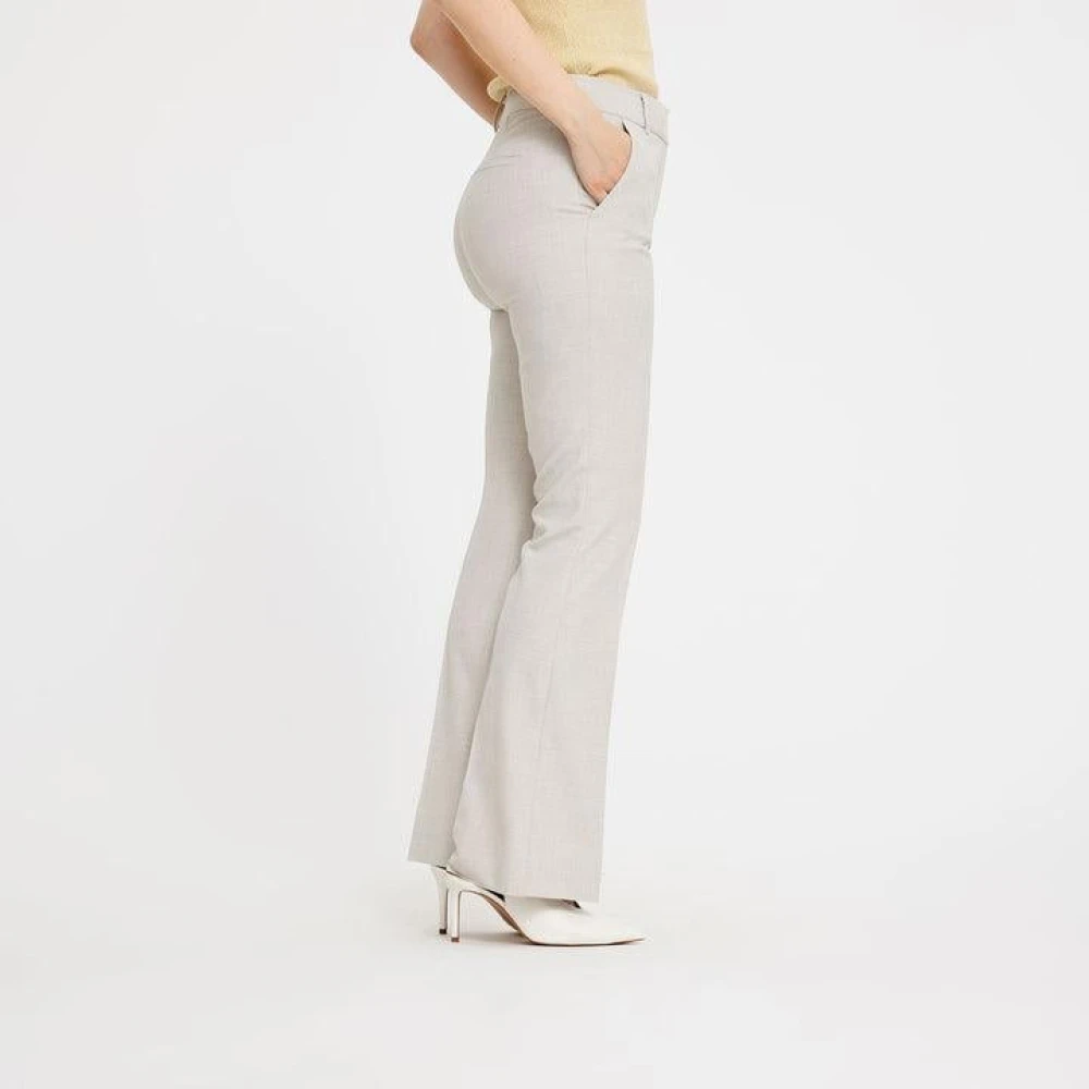 Fiveunits Sand Melange Stijlvolle Broek Gray Dames