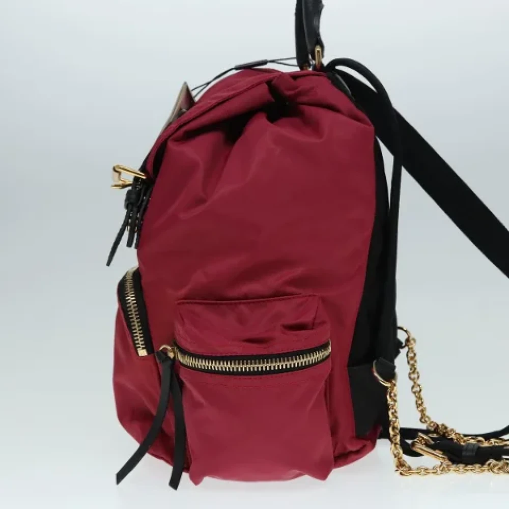 Burberry Vintage Pre-owned Nylon backpacks Pink Dames