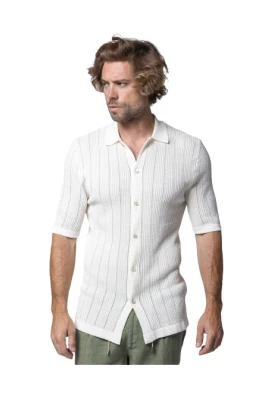 Chemise benvit i mesh