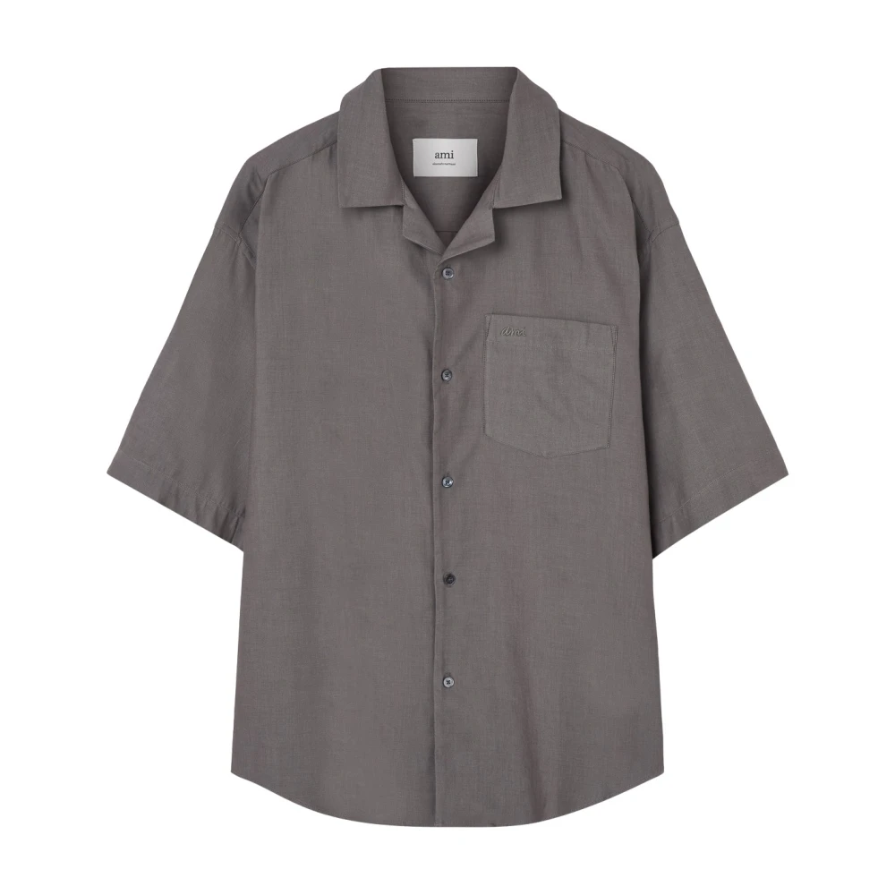 Shirts > Short Sleeve Shirts - - Ami Paris - Modalova