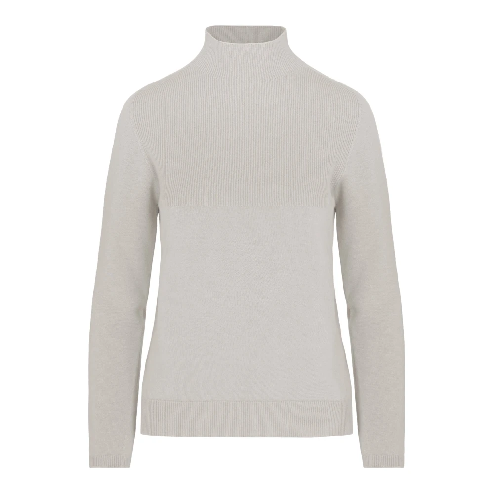 Bomboogie Donna Grigio - Maglione Senza Cuciture Con Collo Alto - Knitwear - M