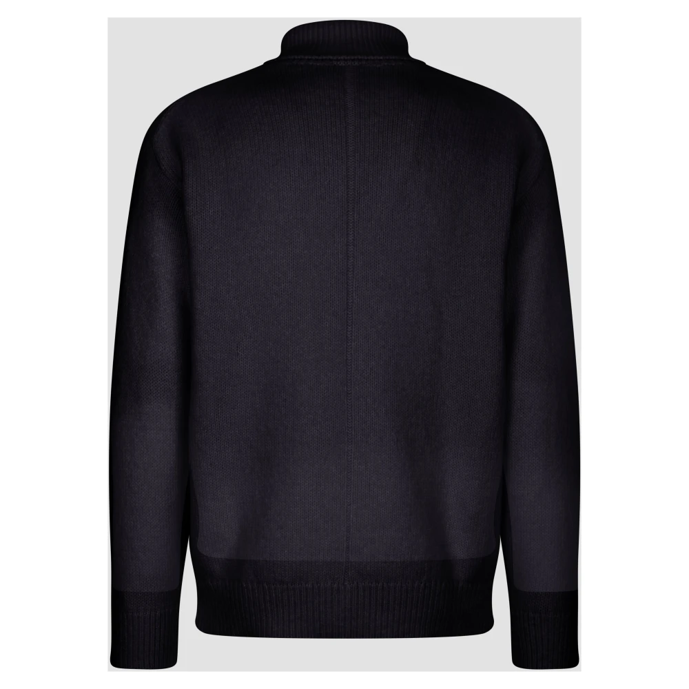 add Trui IN Dagelijks Wol-Katoen Black Heren