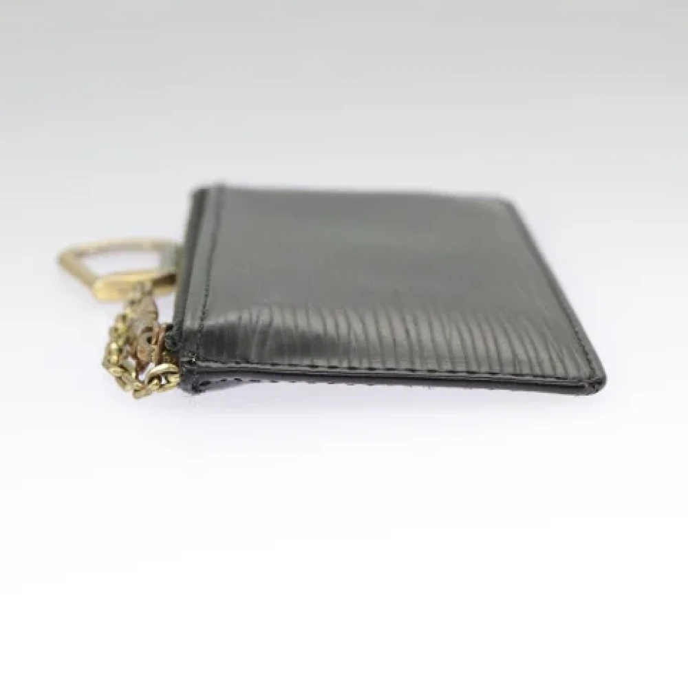 Louis Vuitton Vintage Pre-owned Leather wallets Black Dames