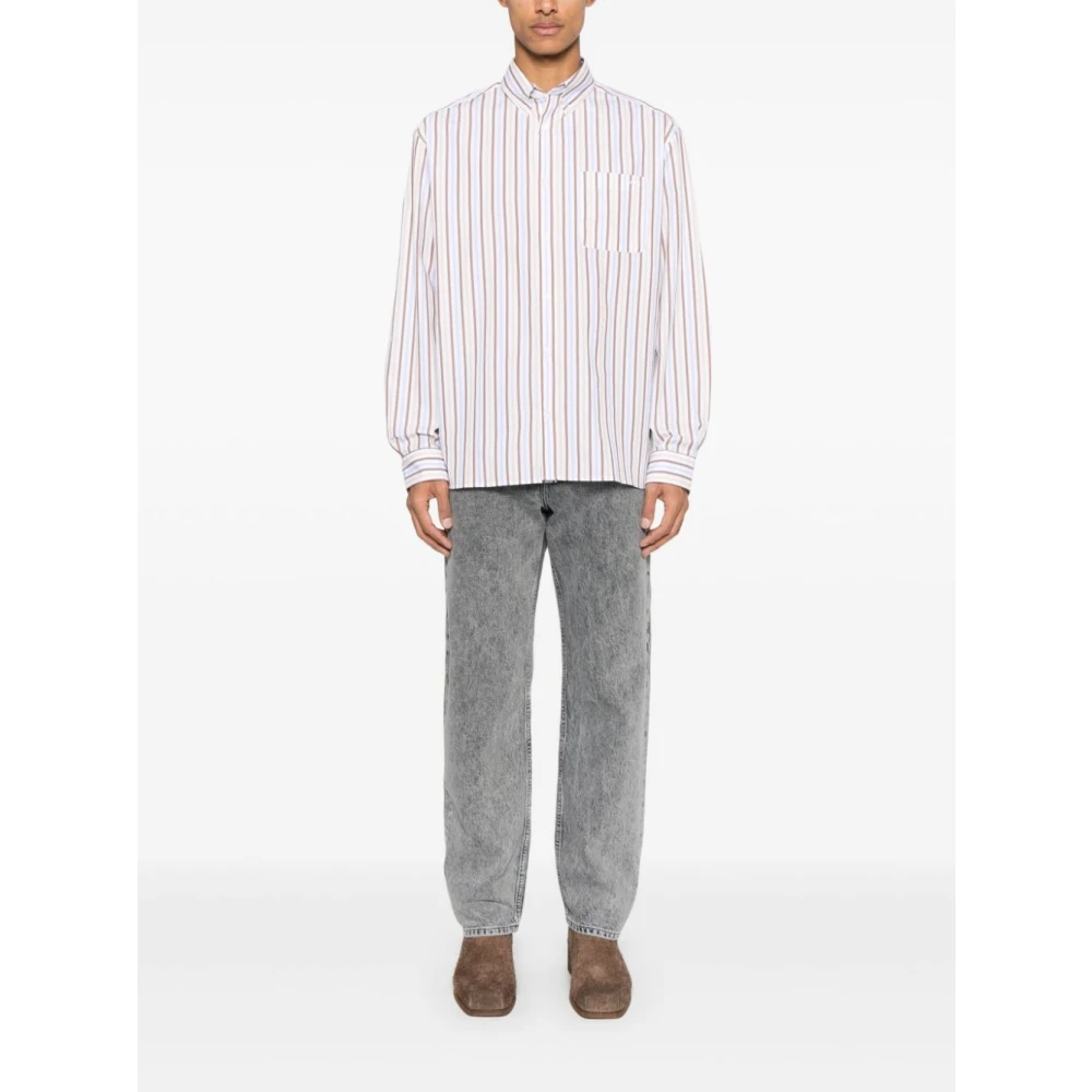 A.p.c. Biologisch Katoenen Overhemd Multicolor Heren