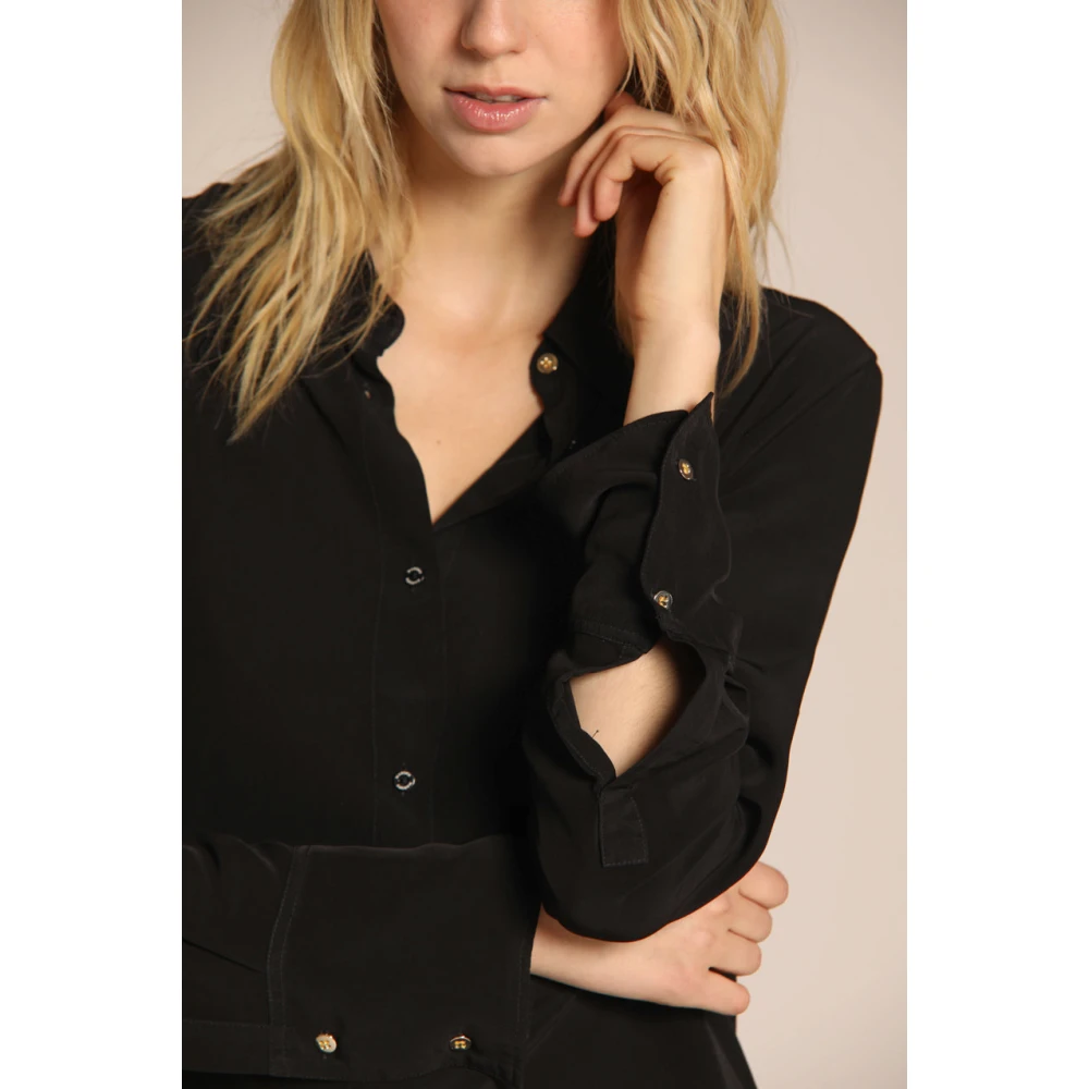Mason's Elegante Nicole Damesblouse in Viscose Black Dames