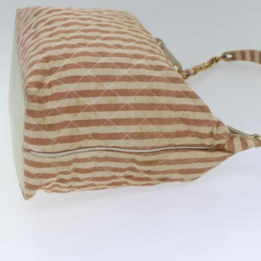 Chanel Vintage Pre-owned Canvas chanel-bags Red Dames