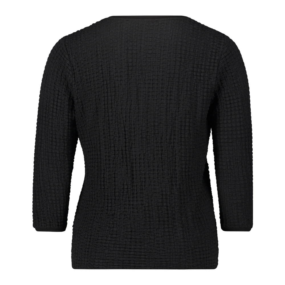 Betty Barclay Gekreukeld Materiaal Gestreept Shirt Black Dames