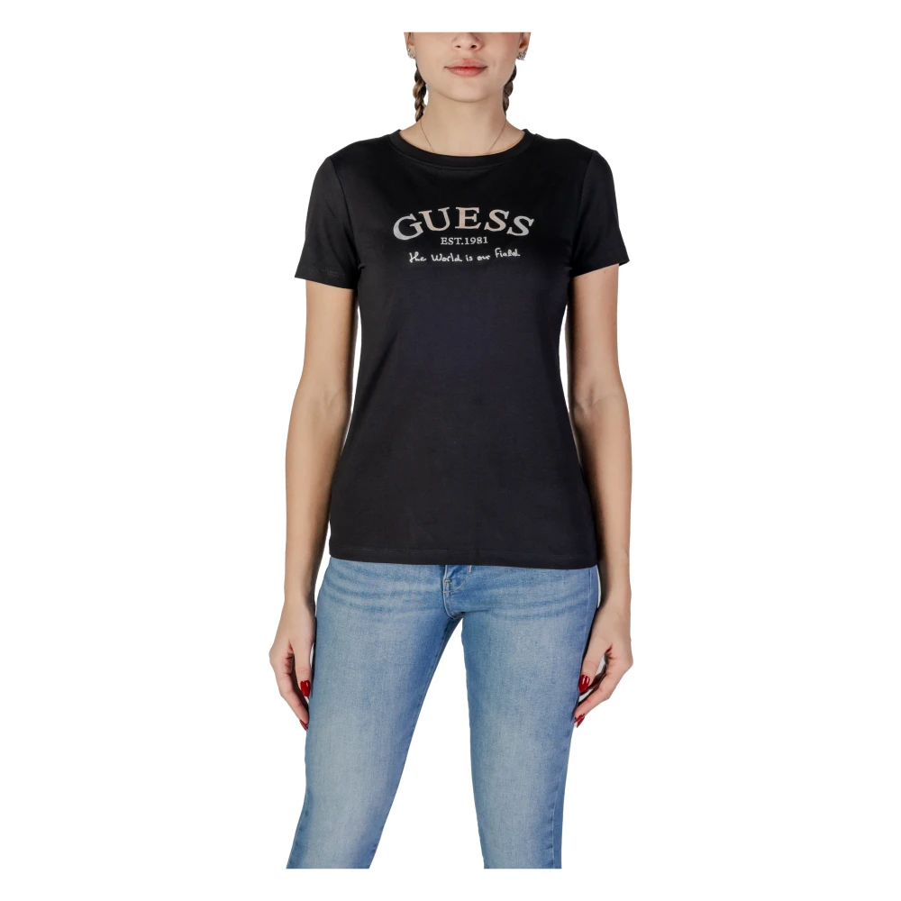Guess - Tops > T-Shirts - Black - Guess - Modalova