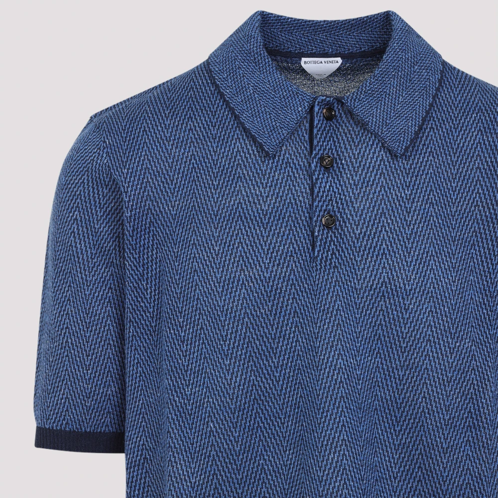 Bottega Veneta Blauw T-shirt voor mannen Blue Heren