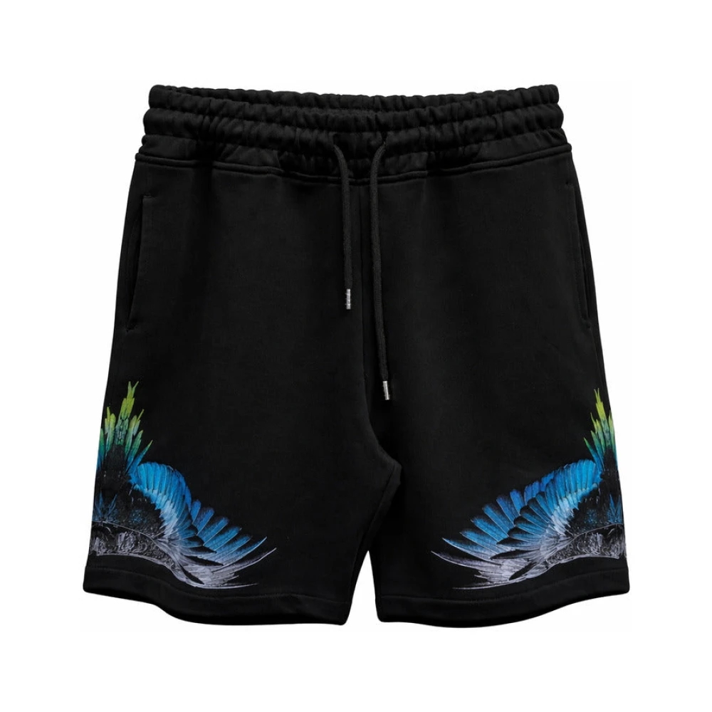 Marcelo Burlon Black Sweetshorts - Male - Casual Shorts - Xl - Shorts