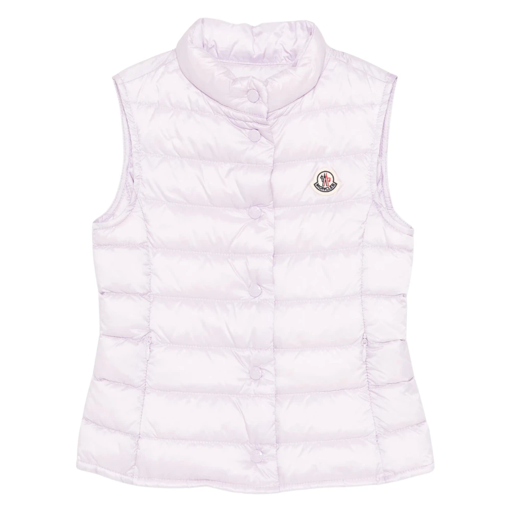 Moncler Purple Waistcoats, Female, 4 Y, Liane Gilet