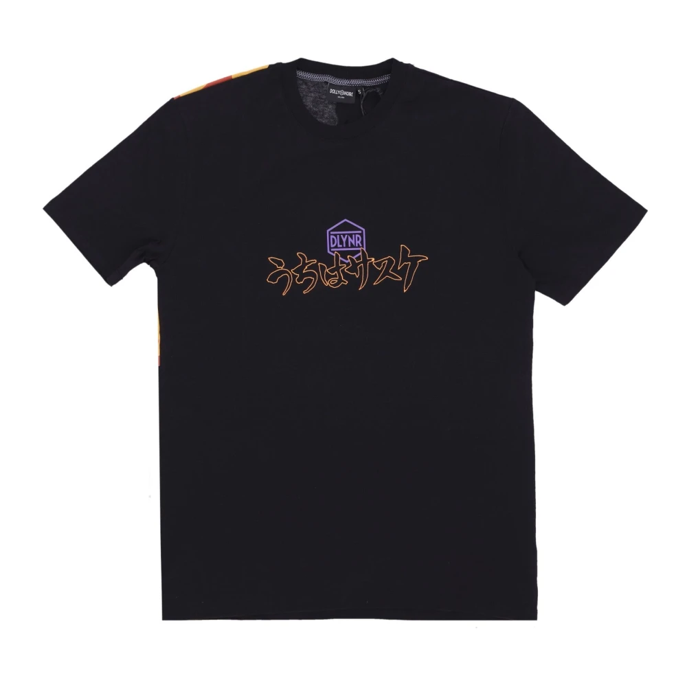 Dolly Noire Zwarte Naruto Tee Korte Mouw Black Heren