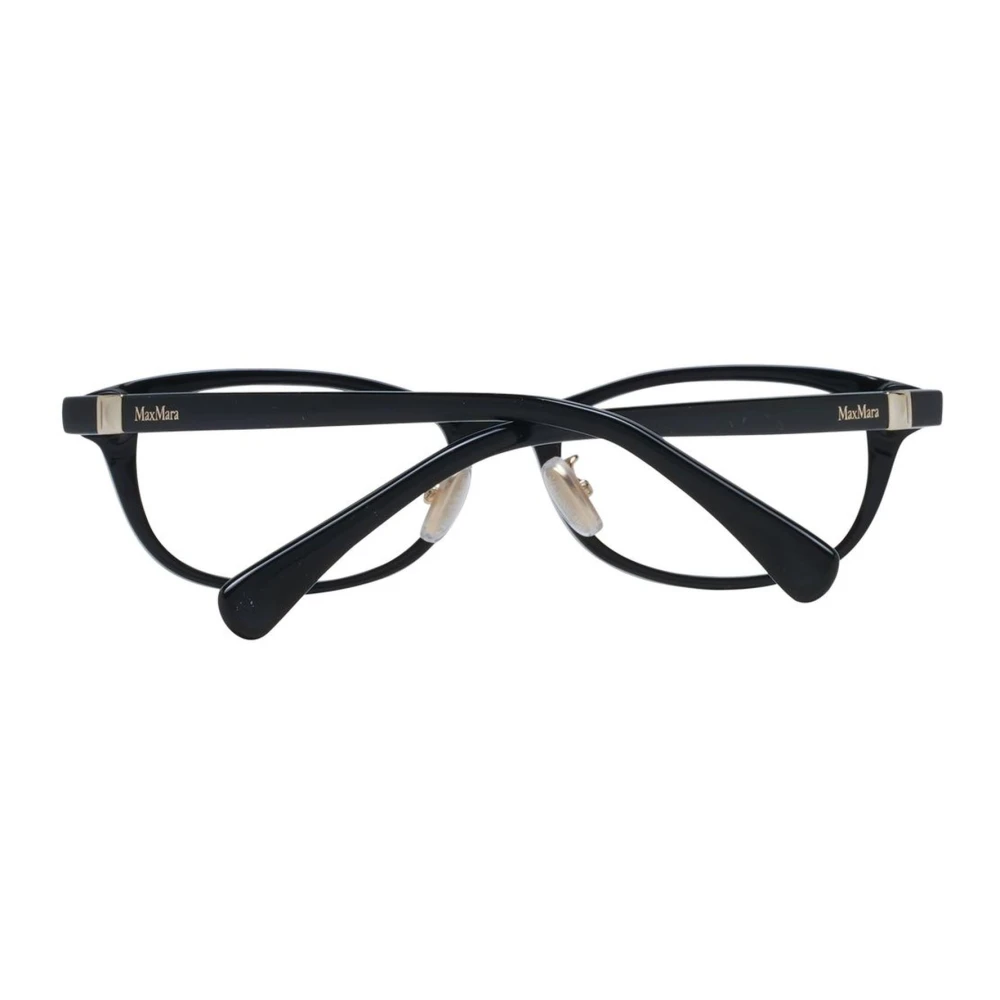 Max Mara Elegante Rechthoekige Optische Monturen Black Dames