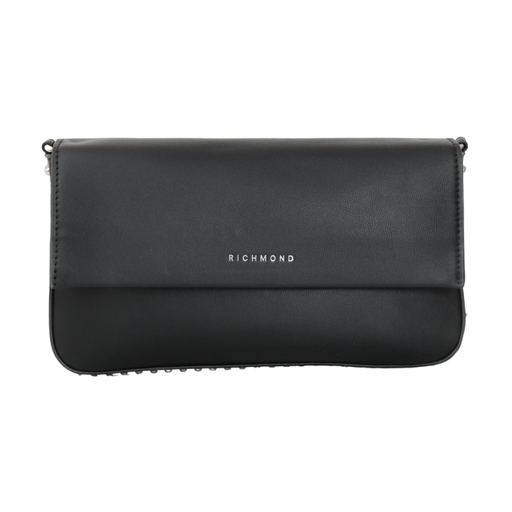 Richmond Zwarte schoudertas met studs Black Dames