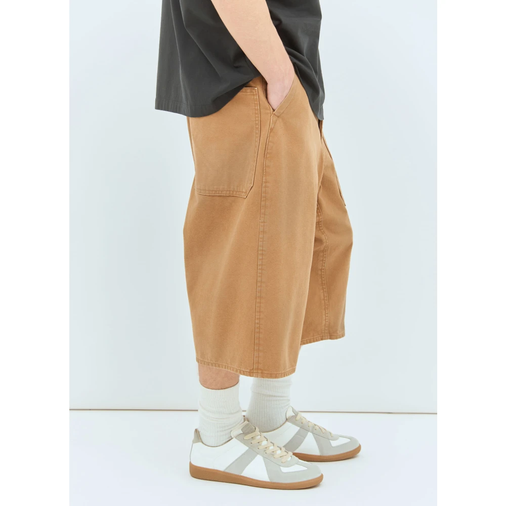 Maison Margiela Canvas Zak Shorts Orange Heren