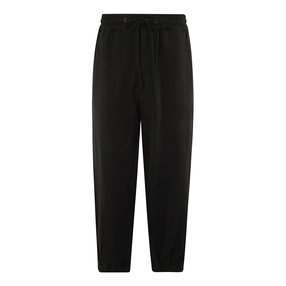 Junya Watanabe Sportieve Elastische Taille Trekkoord Broek Black Heren