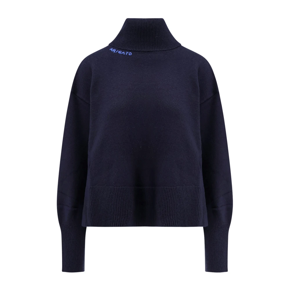 Axel Arigato Women's Blue Maeve Jumper - Turtlenecks - L - Knitwear