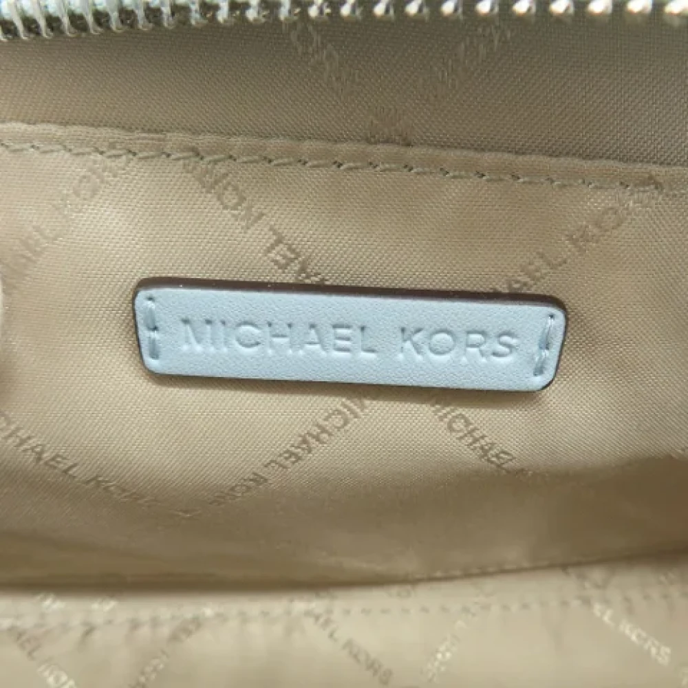 Michael Kors Pre-owned Leather shoulder-bags Blue Dames