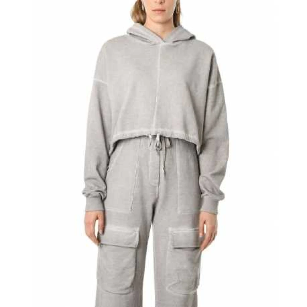 La Haine Inside Us Zandkleurige Hoodie Lw915 Dames Gray Dames