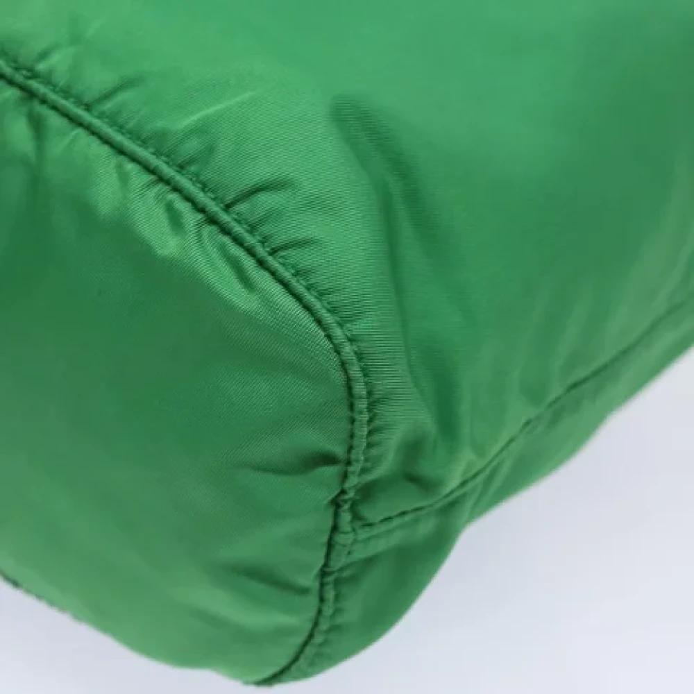 Prada Vintage Pre-owned Nylon pouches Green Dames
