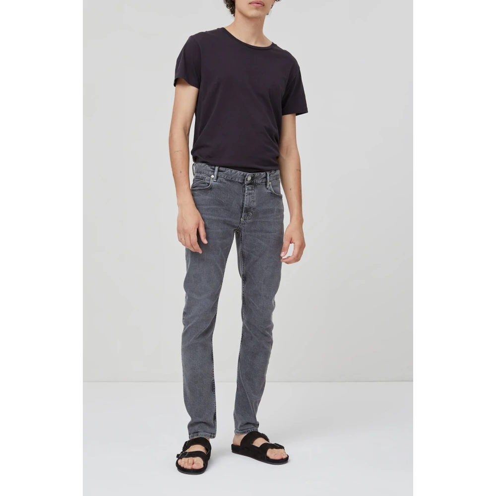 closed Slim Jeans Mid Grey Eco-Vriendelijke Denim Gray Heren