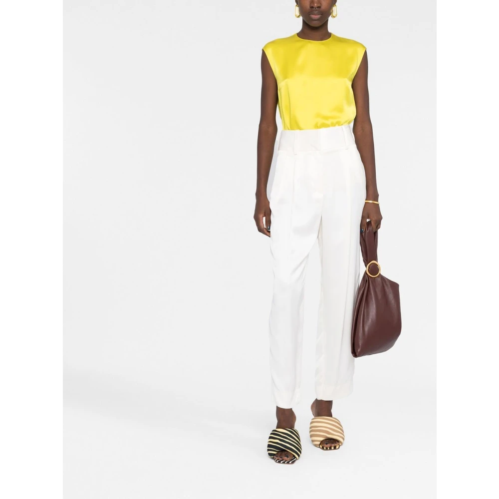 Stella Mccartney Sleeveless Tops Yellow Dames