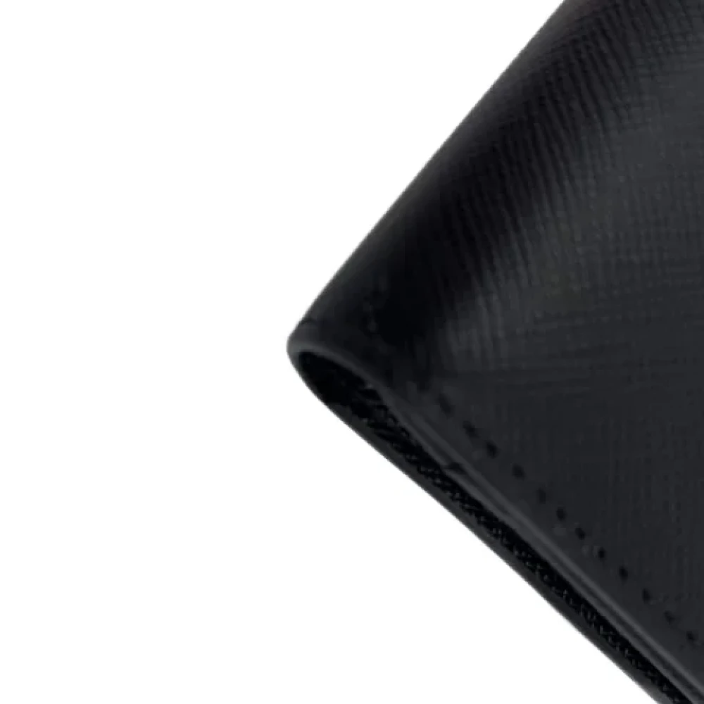 Prada Vintage Pre-owned Leather wallets Black Dames